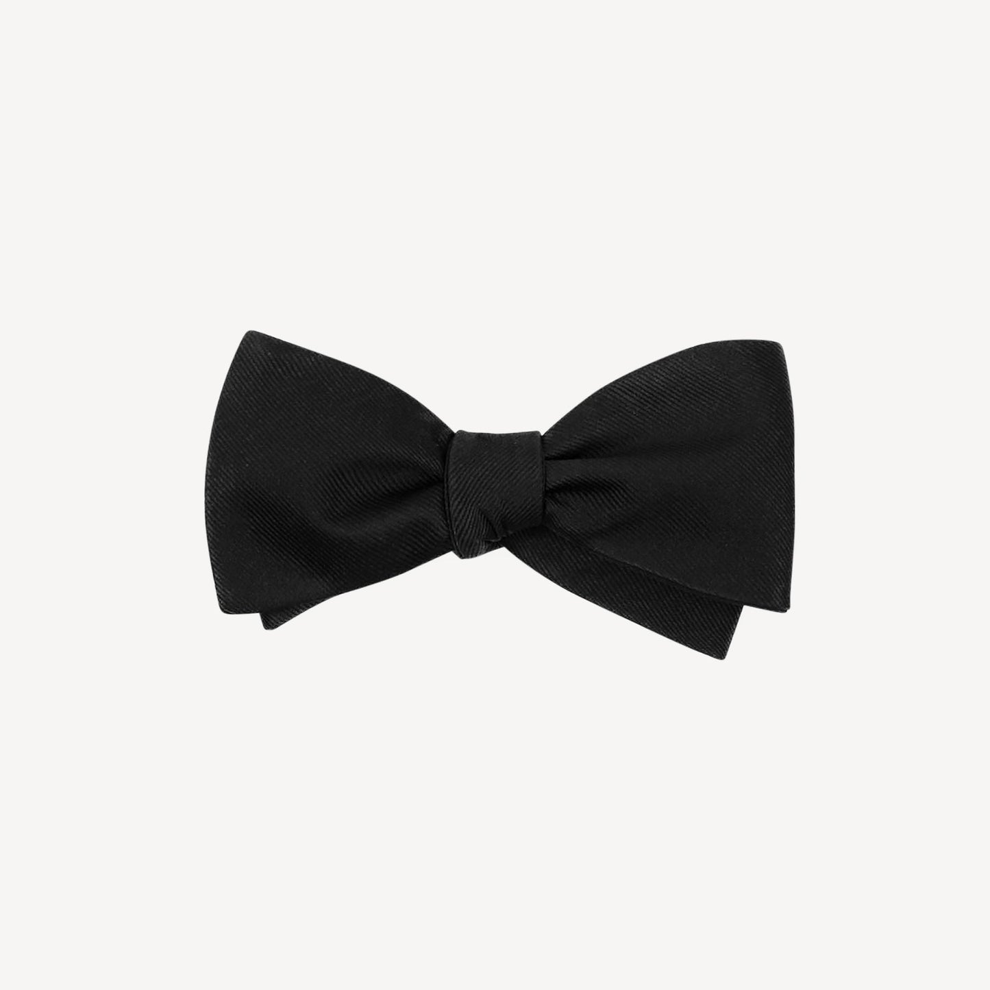 Black Silk Bow Tie