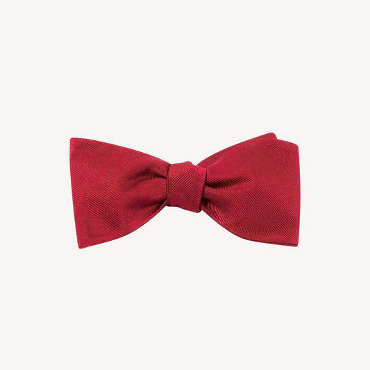 Red Silk Bow Tie