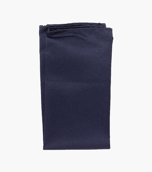 Navy Satin Pocket Square