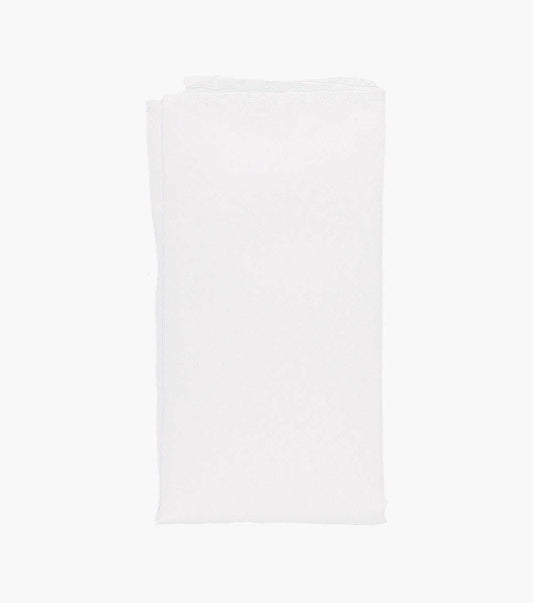 White Satin Pocket Square