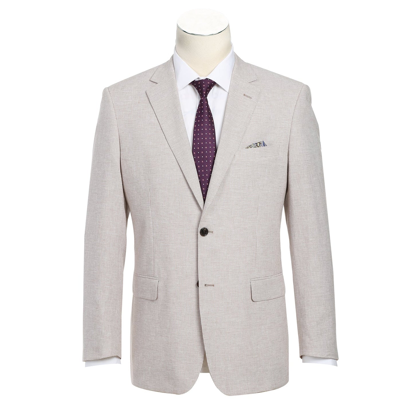 Natural Linen Sport Coat - Classic Fit