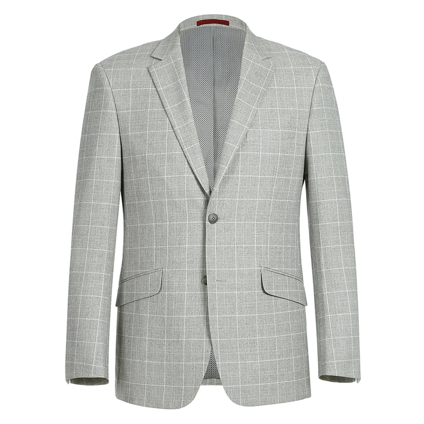 Gray Windowpane Sport Coat - Slim Fit