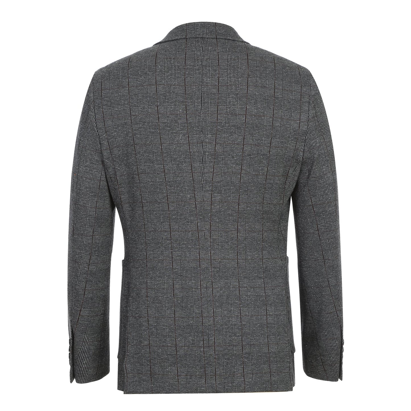 Pellagio Gray Check Sport Coat - Slim Fit