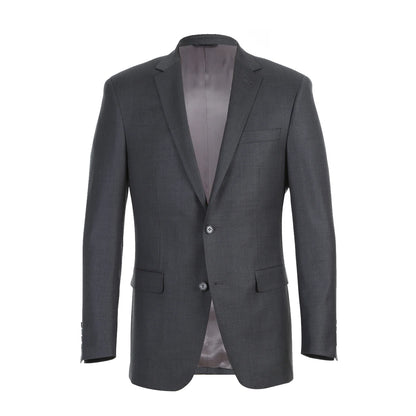 Rivelino 100% Wool Gray Suit