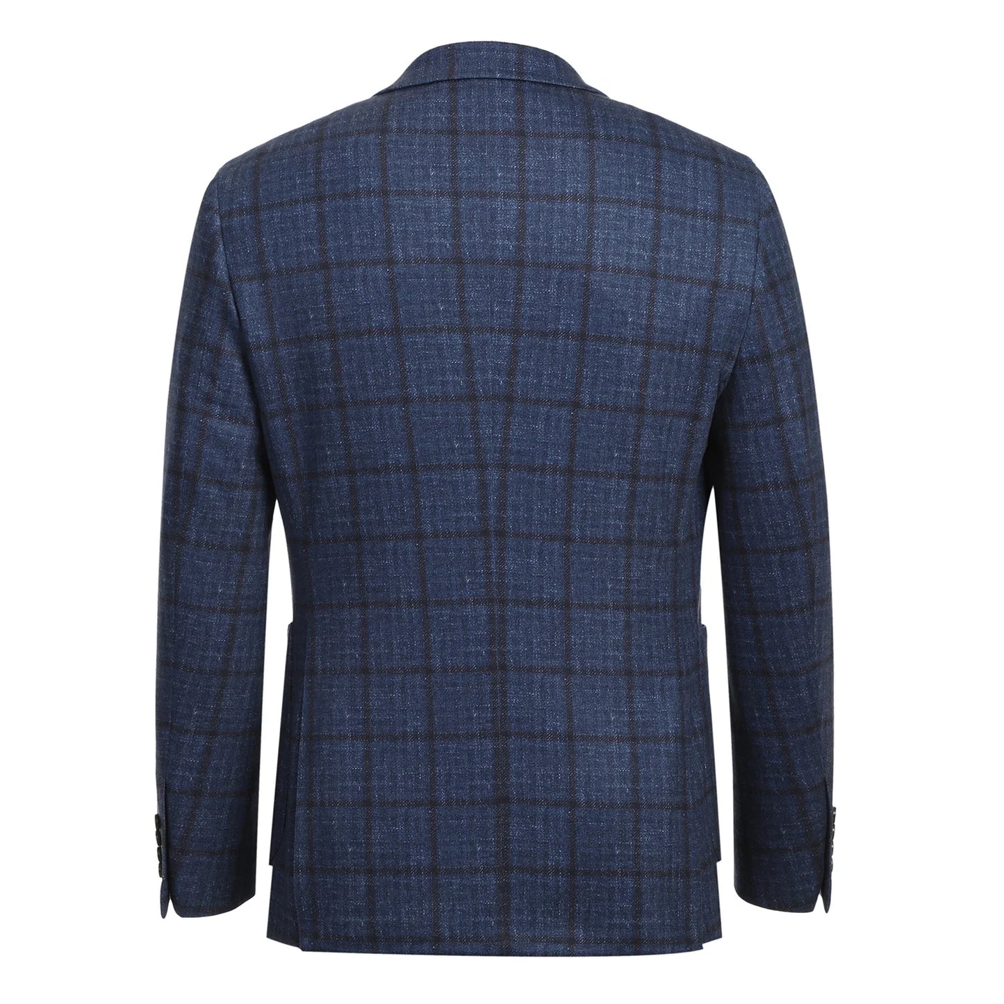 Pellagio Navy Check Sport Coat - Slim Fit