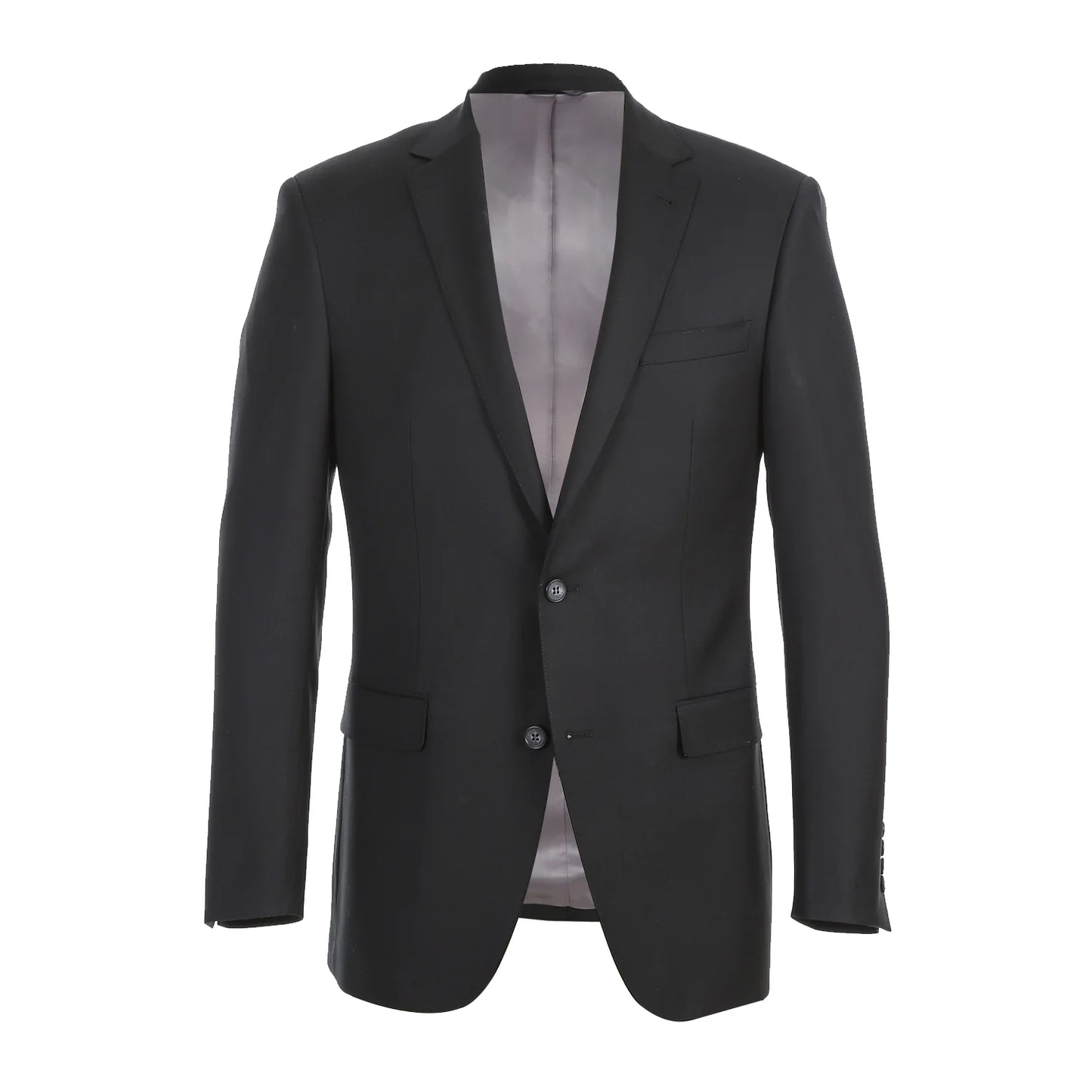 Rivelino 100% Wool Black Suit