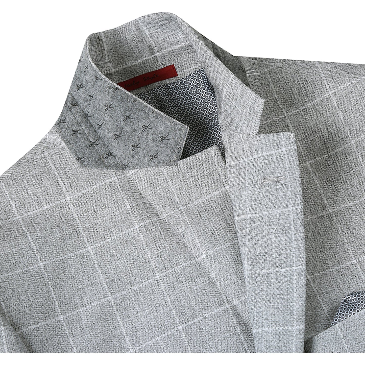 Gray Windowpane Sport Coat - Slim Fit