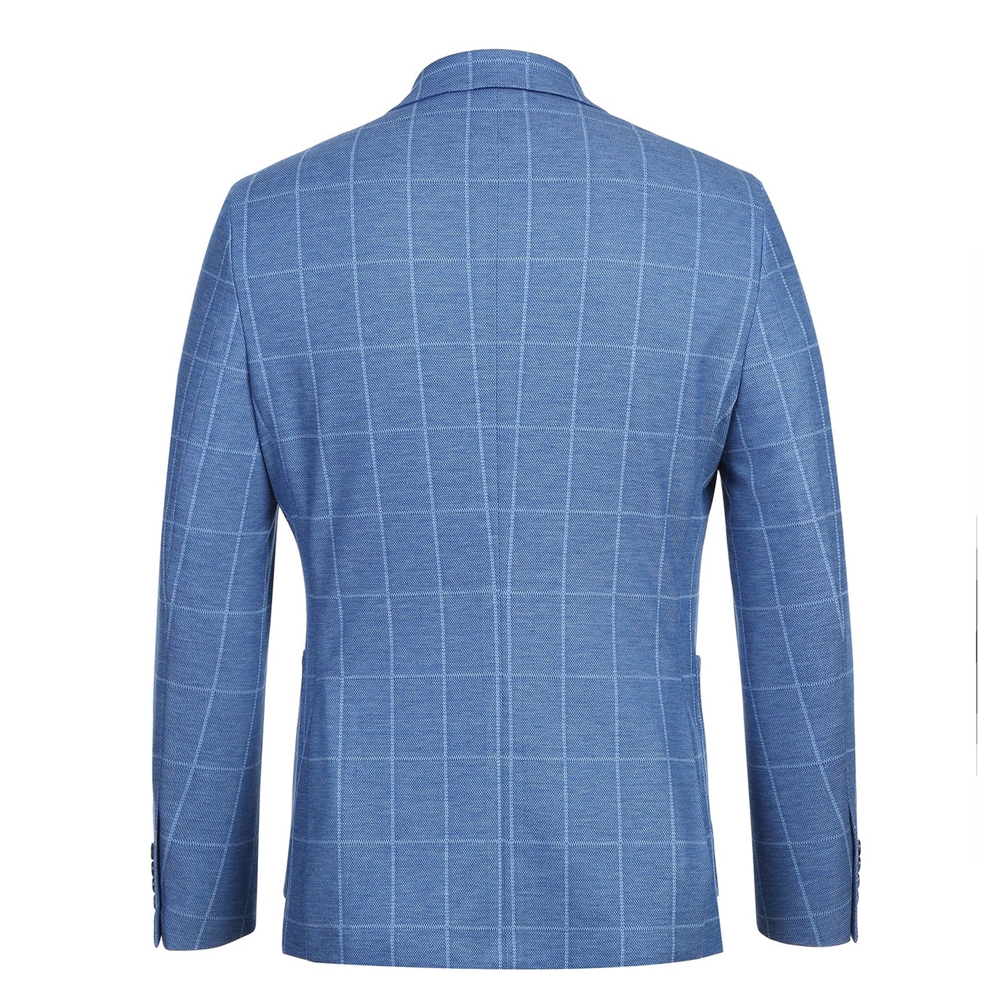 Pellagio Blue Check Sport Coat - Slim Fit