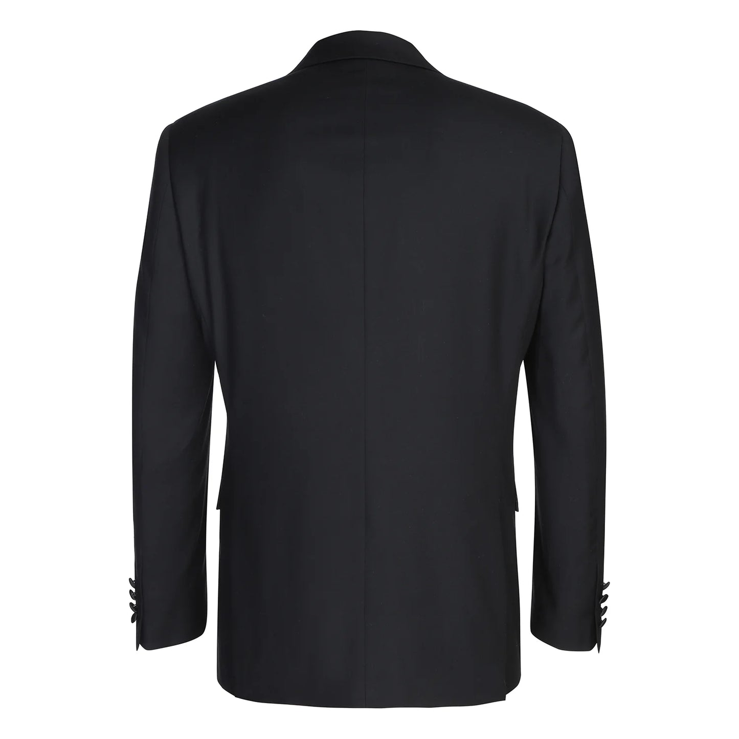 100% Wool Black Tuxedo with Peak Lapel