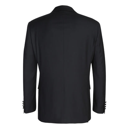 100% Wool Black Tuxedo with Peak Lapel