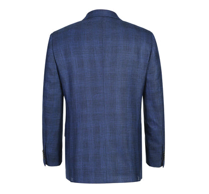 Blue Check Sport Coat - Classic Fit