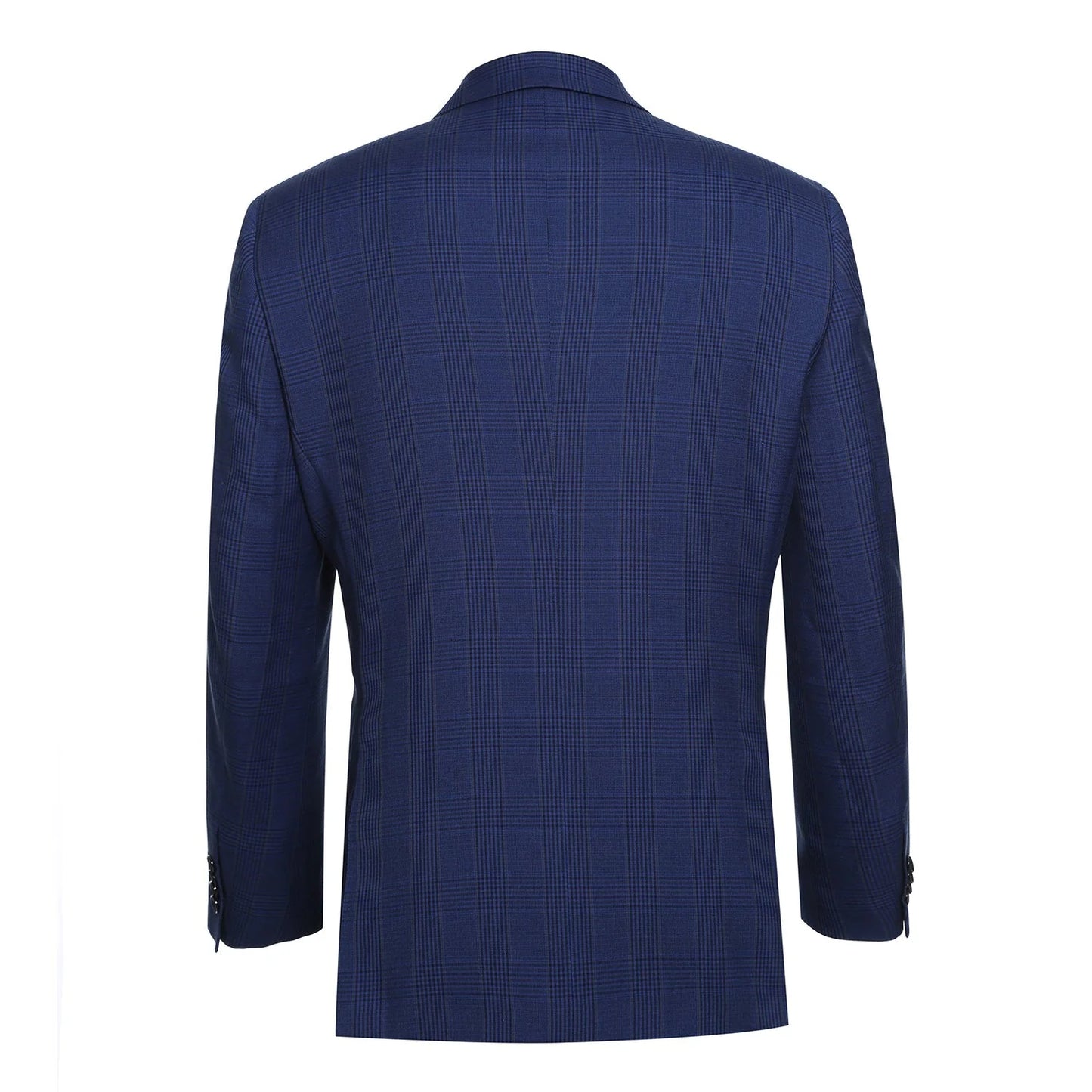 Blue Windowpane Sport Coat - Classic Fit