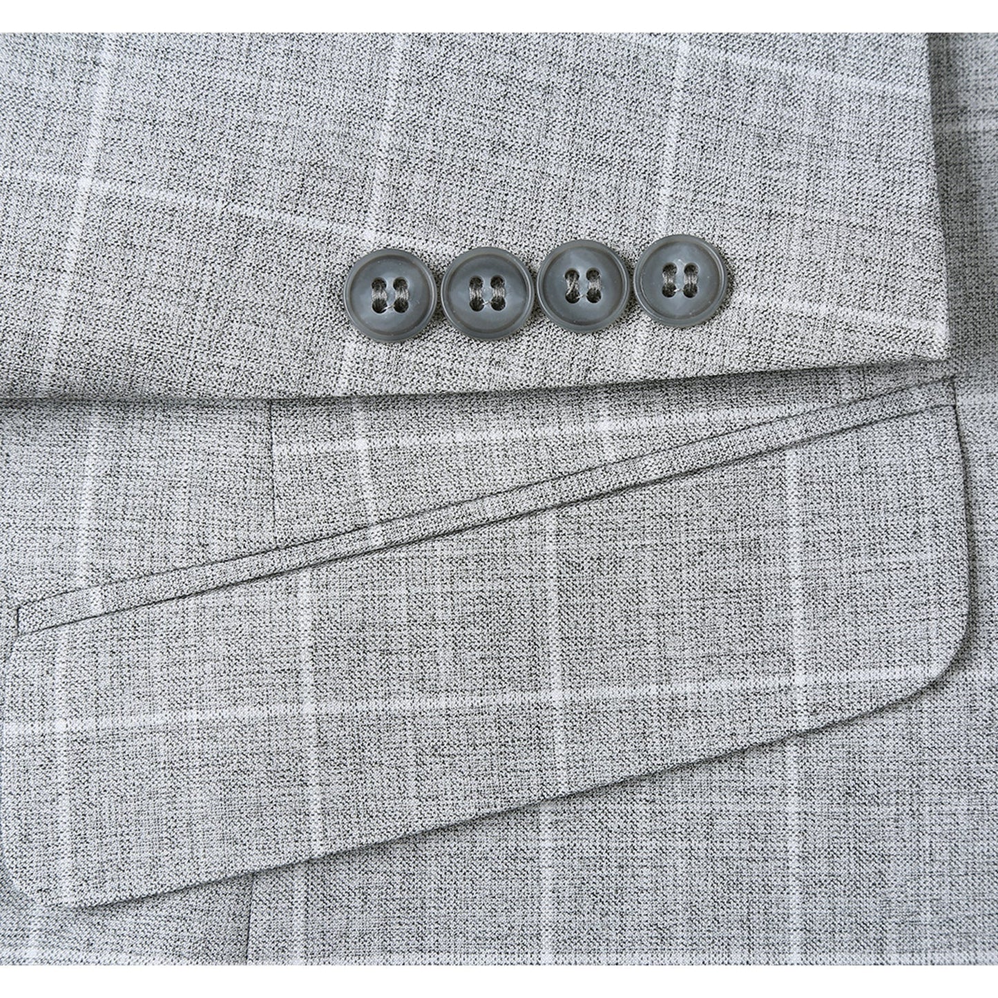Gray Windowpane Sport Coat - Slim Fit