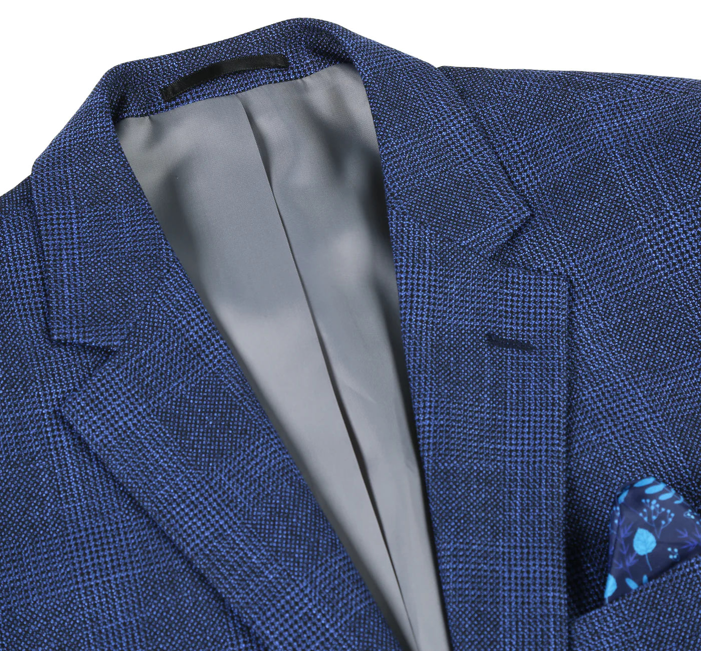 Blue Check Sport Coat - Classic Fit