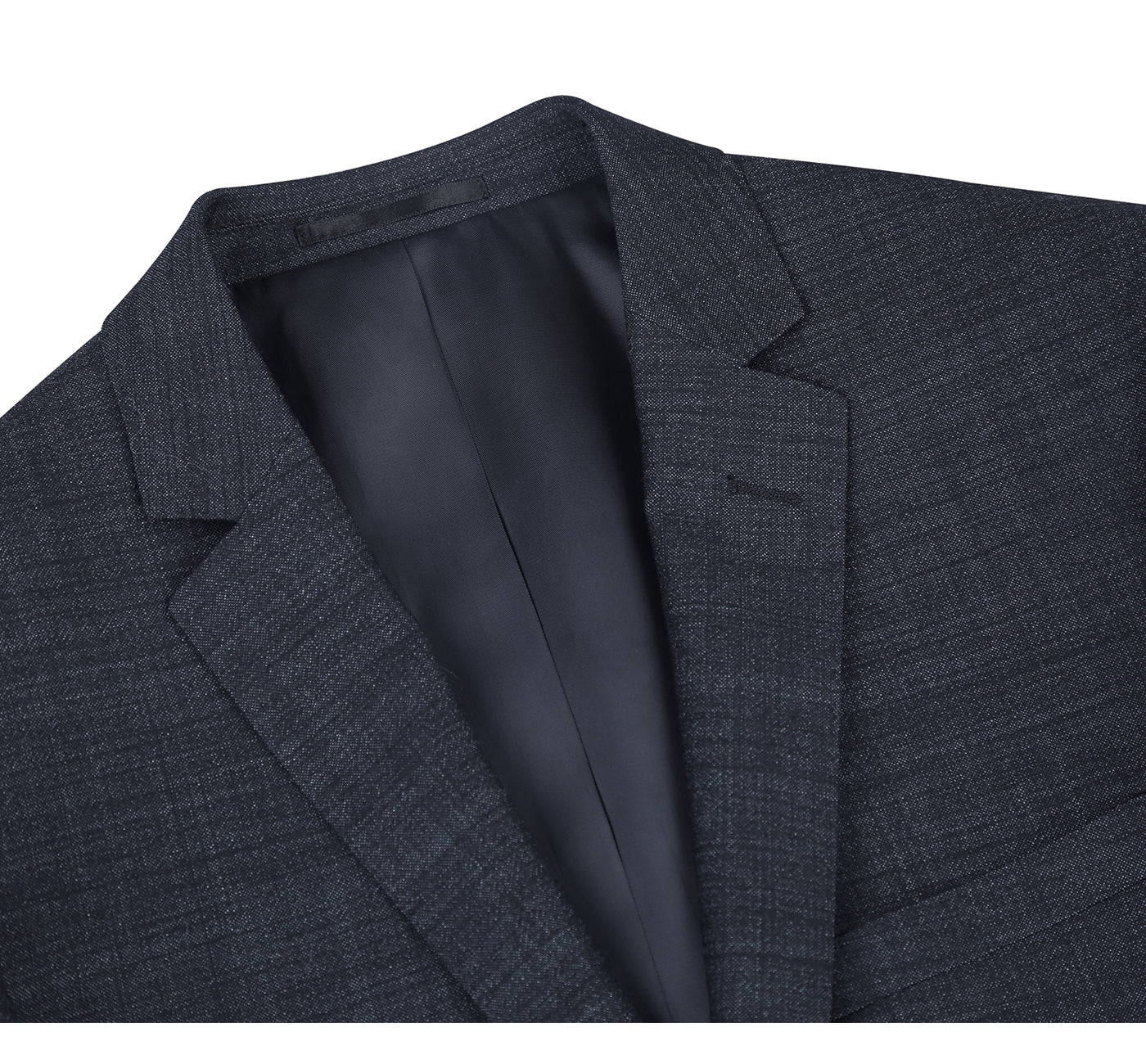 Wool Blend Charcoal Suit - Slim Fit