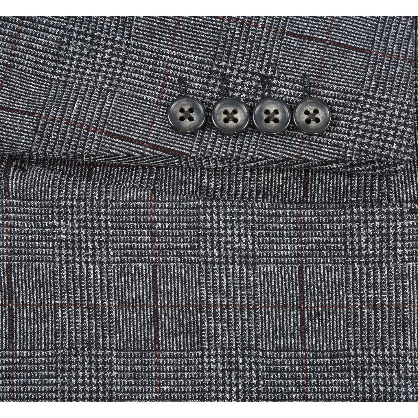 Pellagio Gray Check Sport Coat - Slim Fit