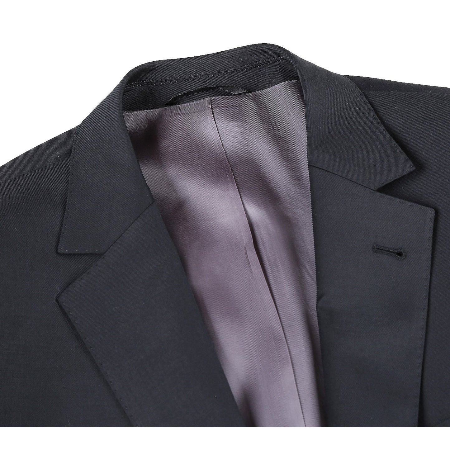 Rivelino 100% Wool Black Suit