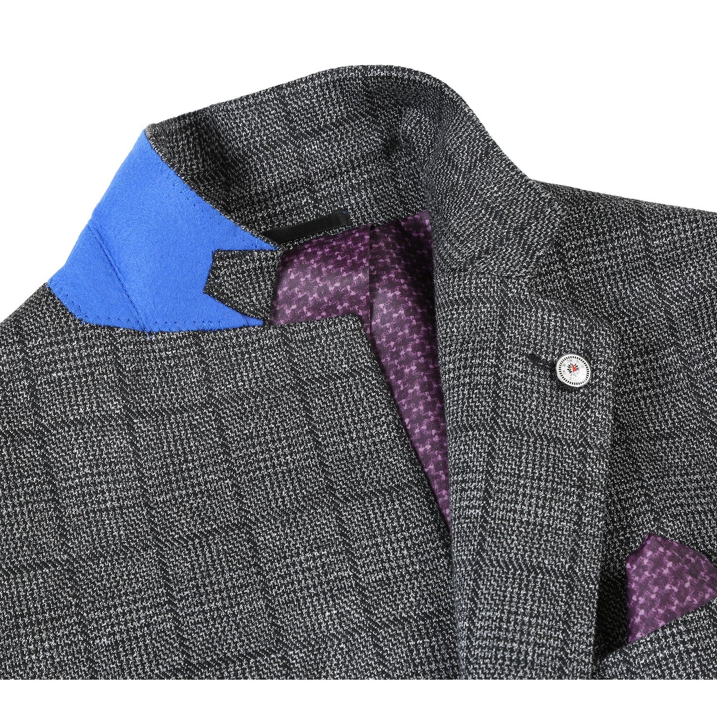 Pellagio Gray III Check Sport Coat - Slim Fit