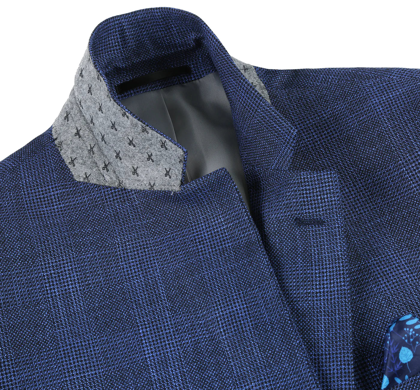 Blue Check Sport Coat - Classic Fit