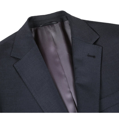 Rivelino 100% Wool Charcoal Suit