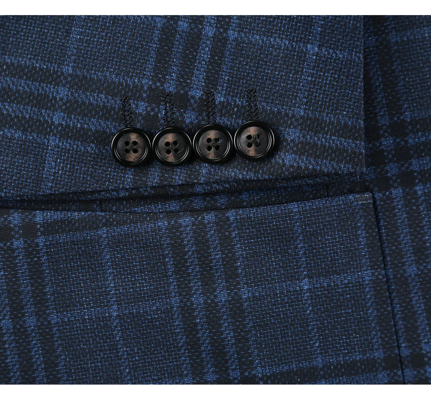 Pellagio Blue Check III Sport Coat - Slim Fit