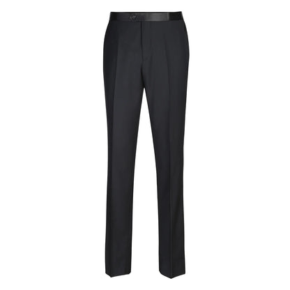 100% Wool Black Tuxedo with Peak Lapel