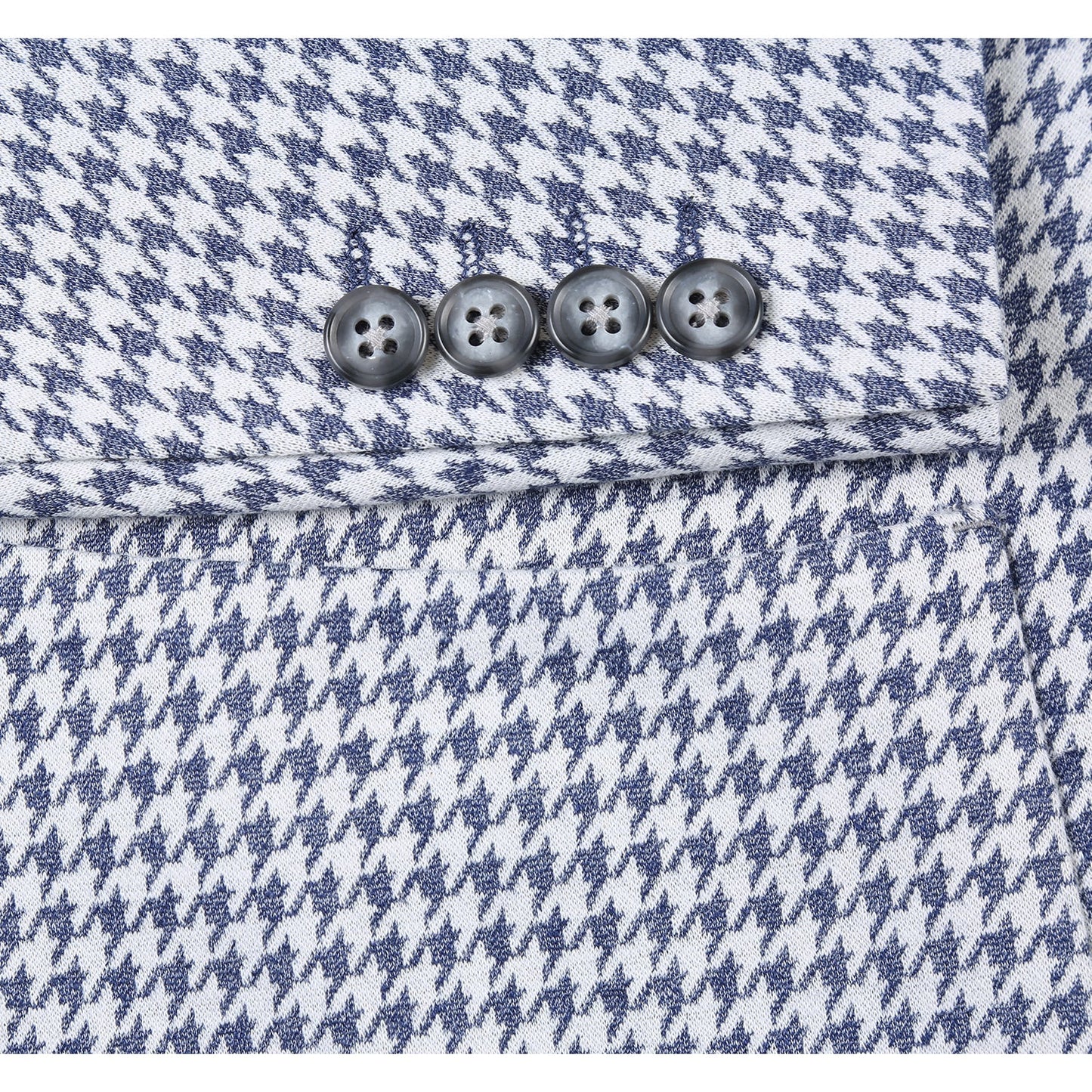 Pellagio Blue Houndstooth Sport Coat - Slim Fit