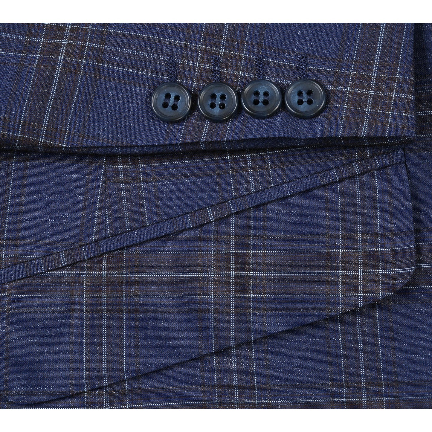 Blue Check Sport Coat - Slim Fit