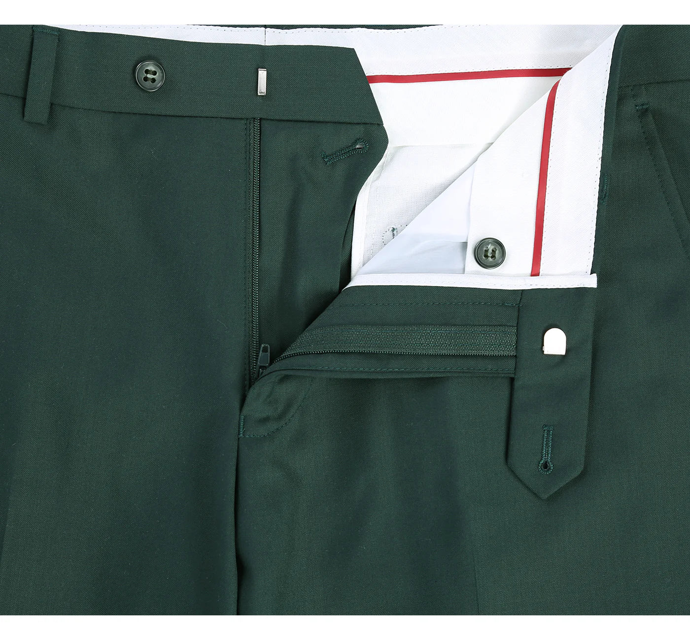 Hunter Green Pants - Slim Fit