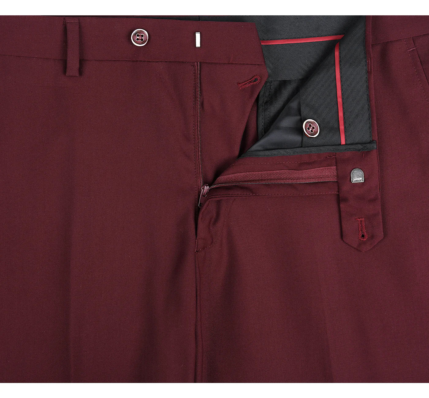 Burgundy Pants - Slim Fit