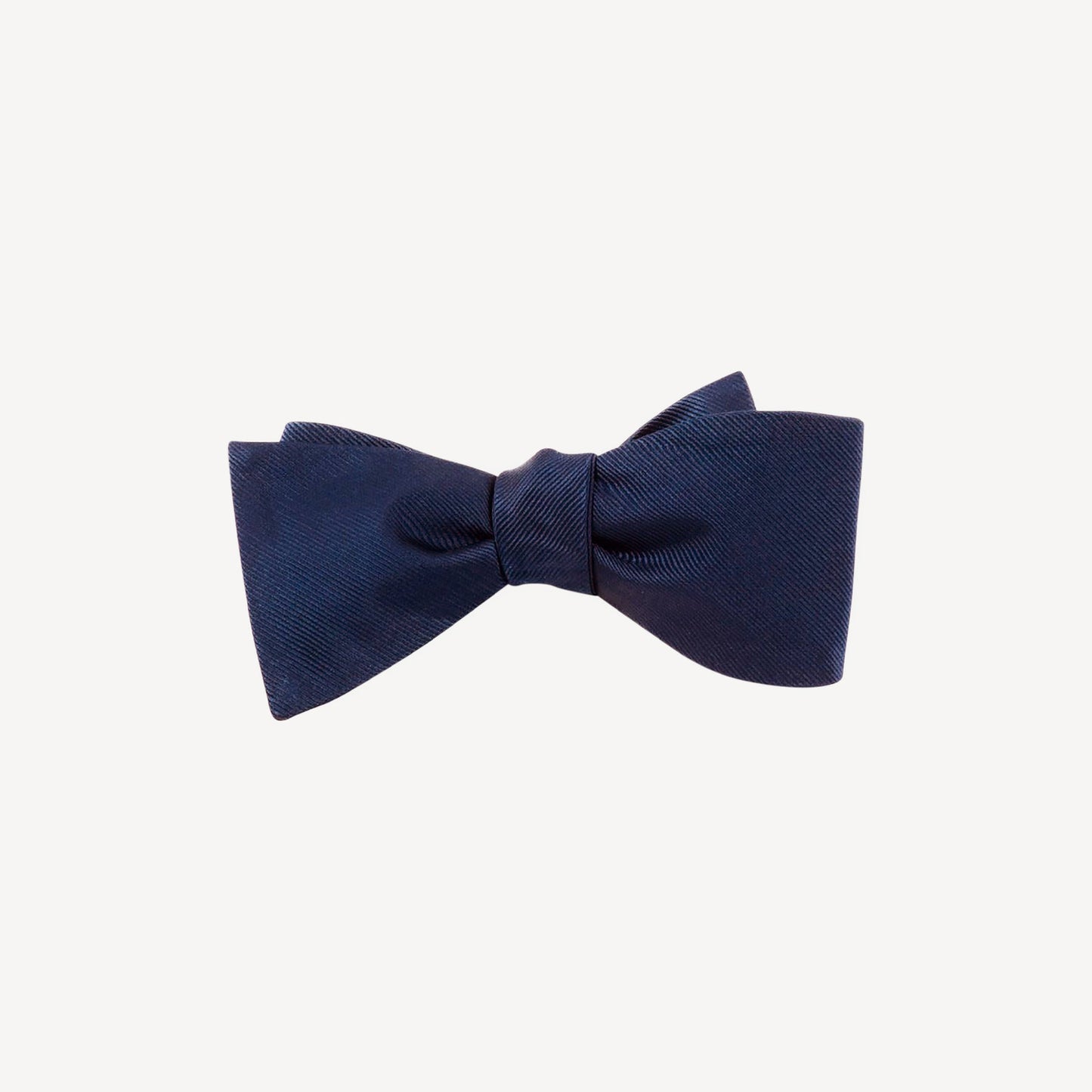 Navy Silk Bow Tie