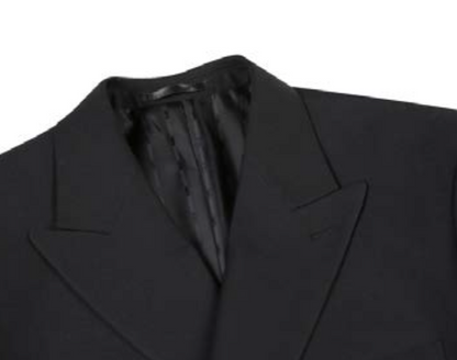 Black Double Breasted Suit - Slim Fit