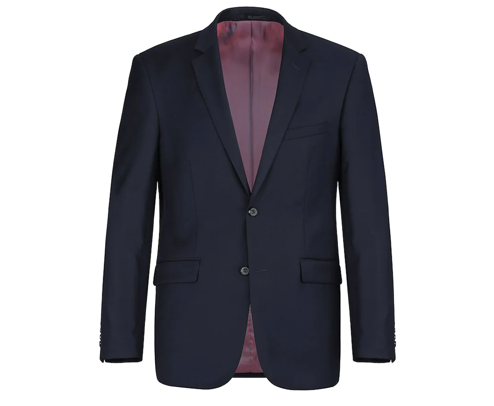 100% Wool Midnight Navy Suit