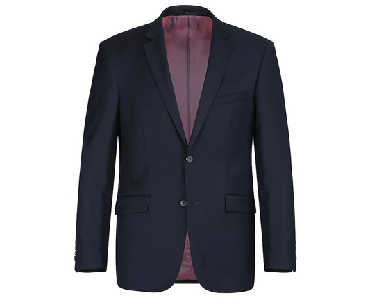 100% Wool Midnight Navy Suit