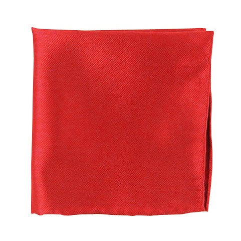 Red Silk Pocket Square