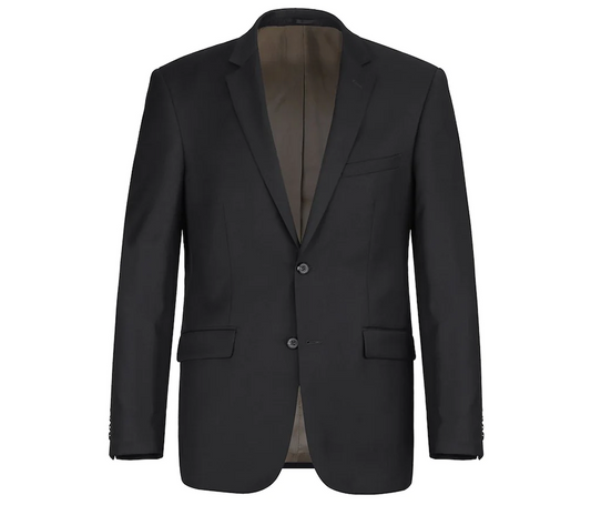 100% Wool Black Suit