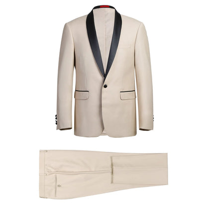 Tan Tuxedo with Shawl Lapel - Slim Fit