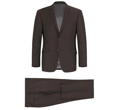 Chocolate Brown Suit - Slim Fit