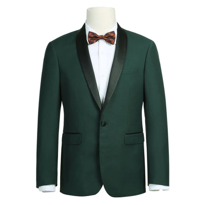 Hunter Green Tuxedo with Shawl Lapel - Slim Fit