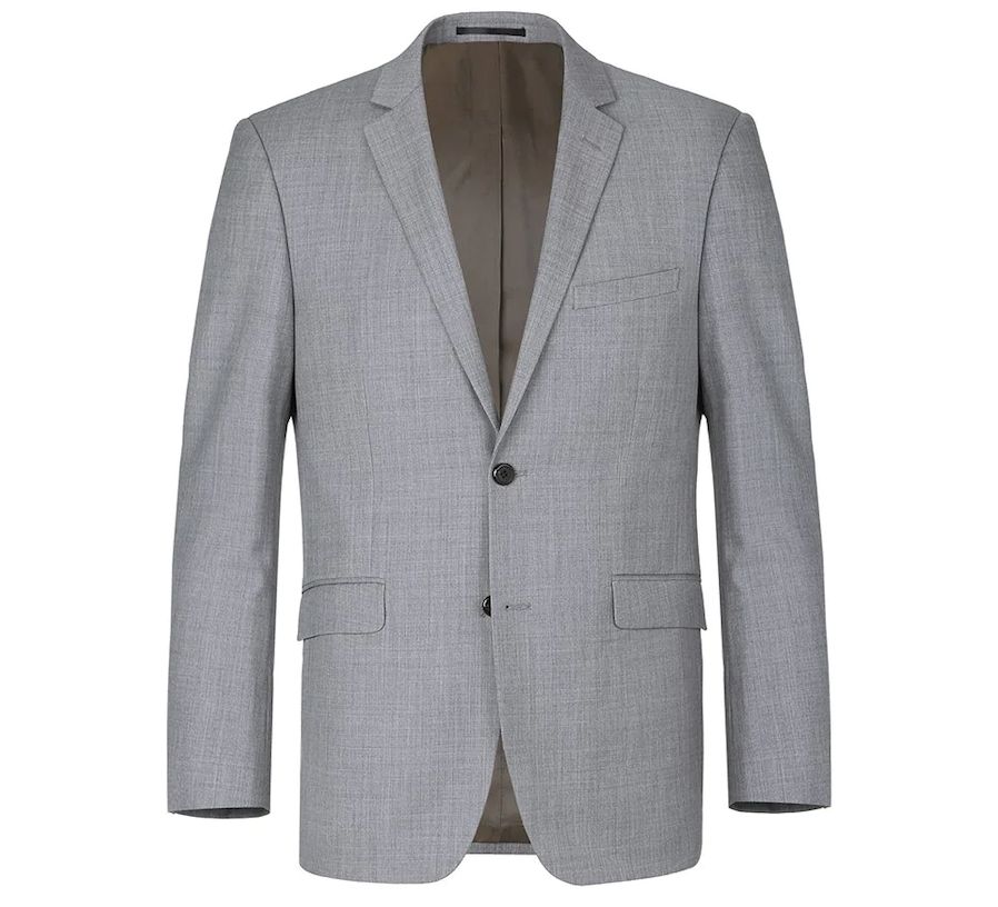 100% Wool Ash Gray Suit