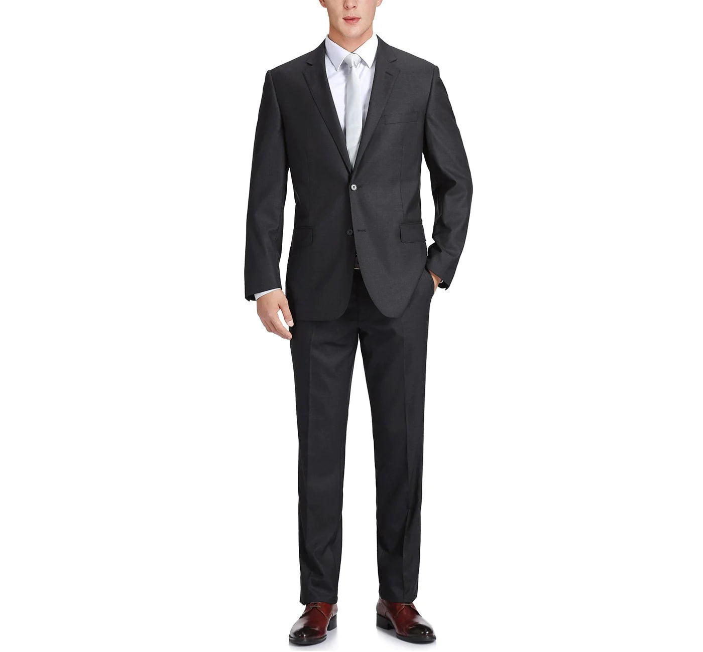 100% Wool Charcoal Suit