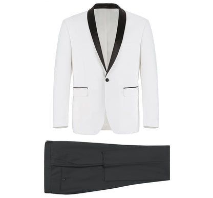 Ivory Tuxedo with Shawl Lapel - Slim Fit