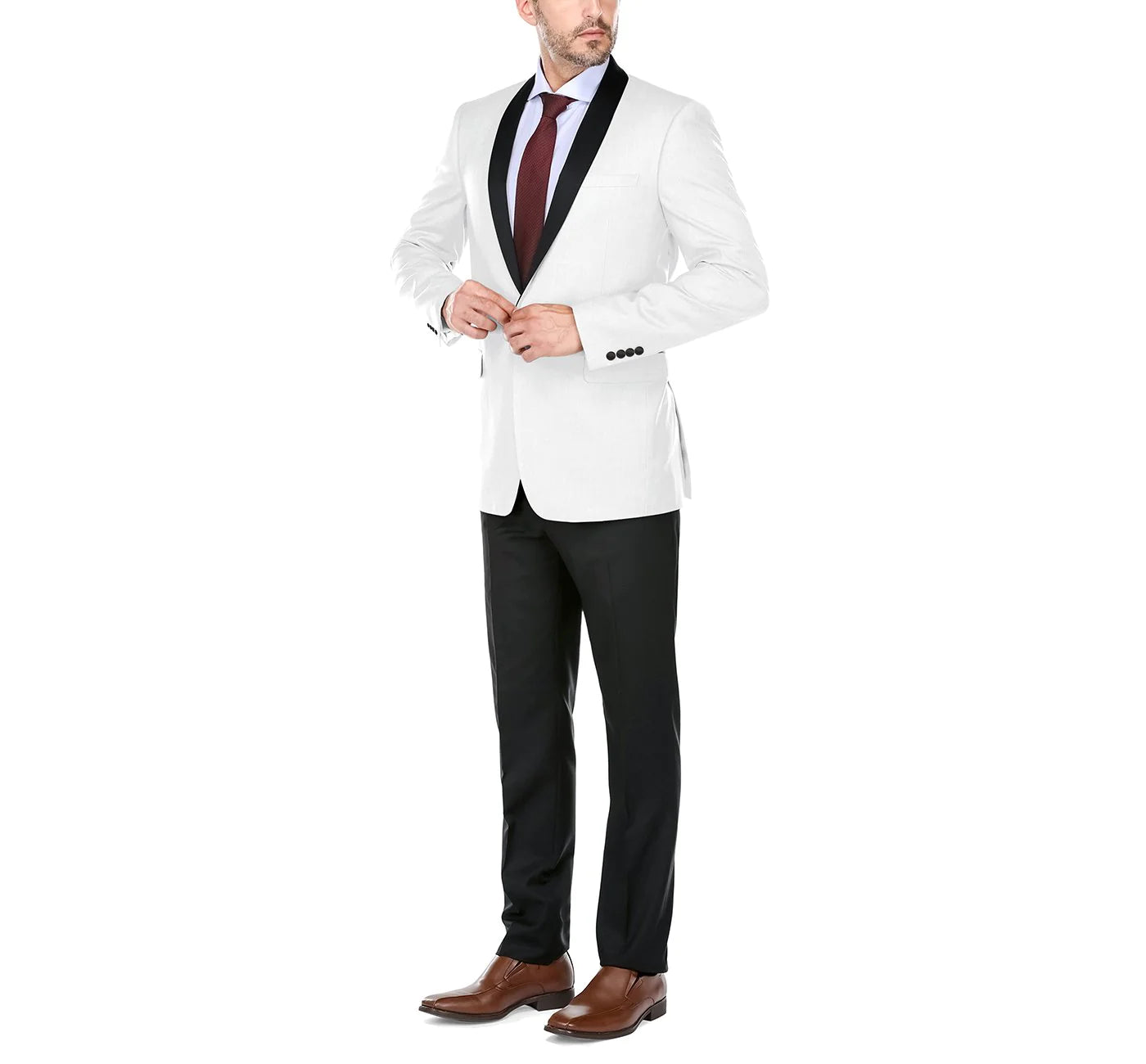 Ivory Tuxedo with Shawl Lapel - Slim Fit