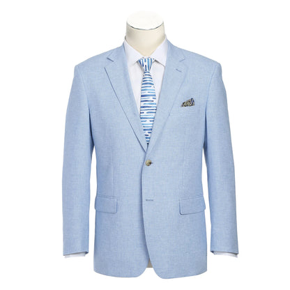 Light Blue Linen Sport Coat - Classic Fit