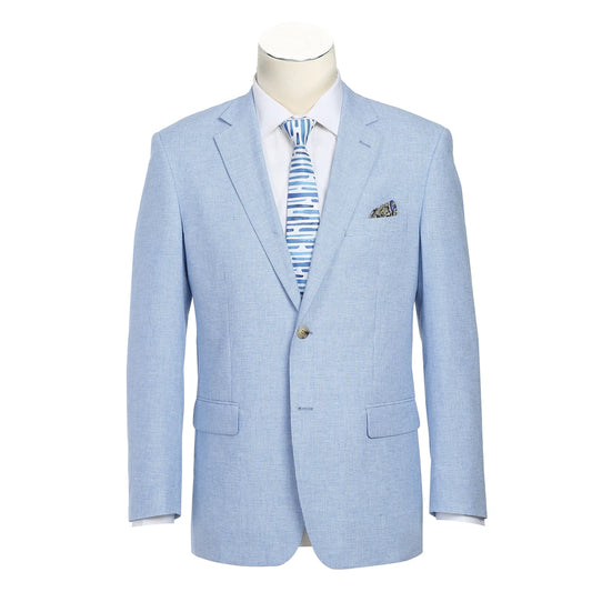 Light Blue Linen Sport Coat - Classic Fit