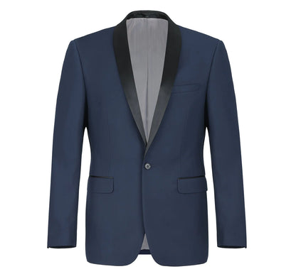 Navy Tuxedo with Shawl Lapel - Slim Fit