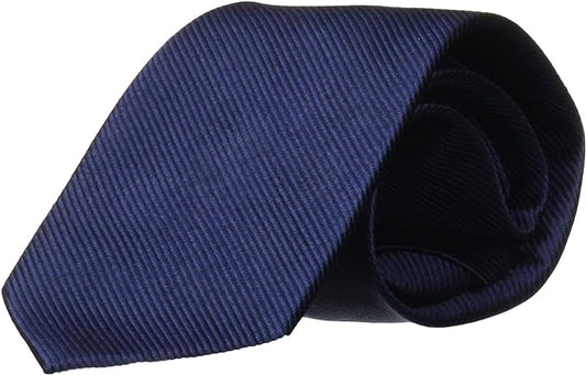 Navy Solid Silk Tie