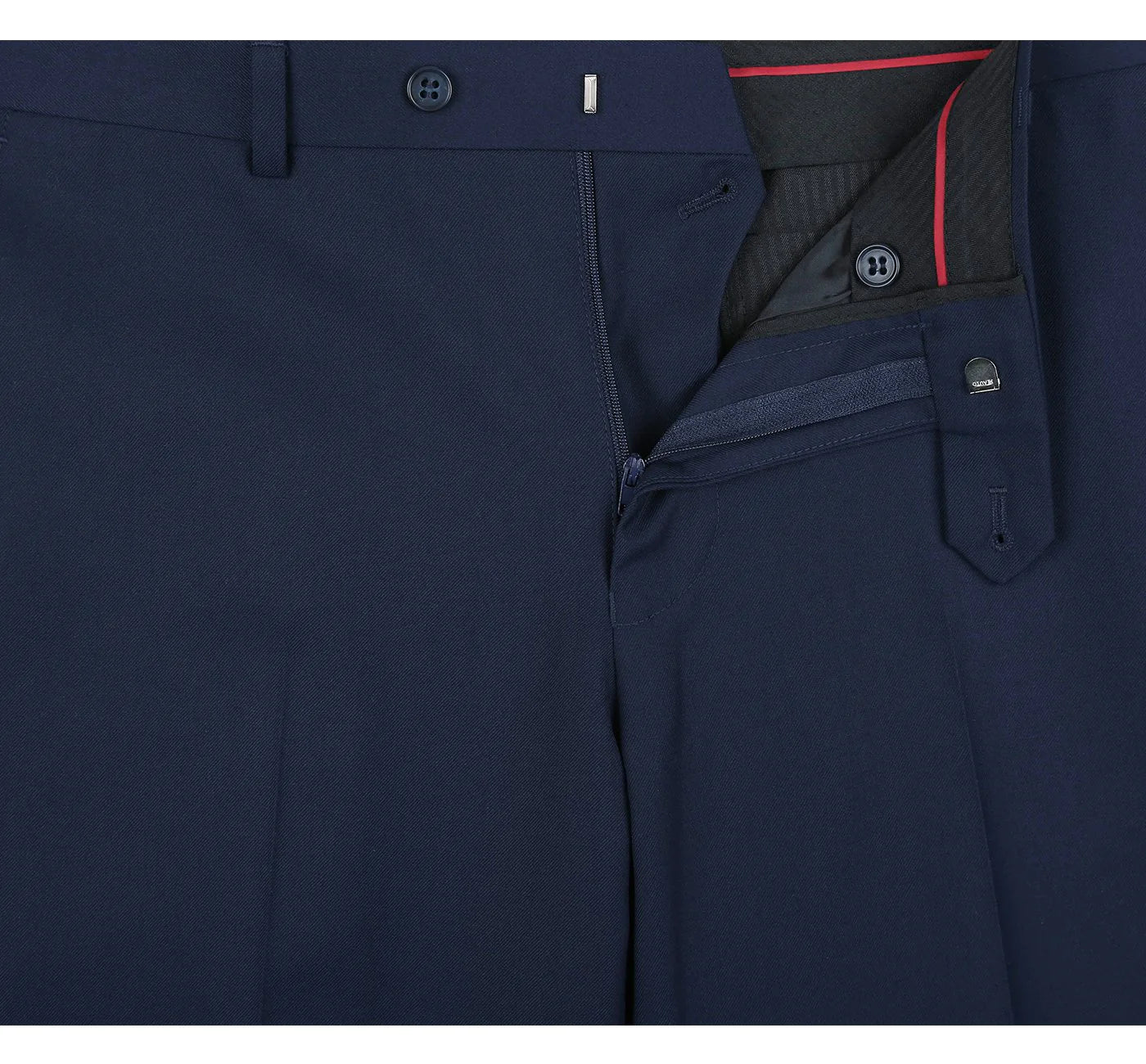 Navy Solid Stretch Suit - Slim Fit