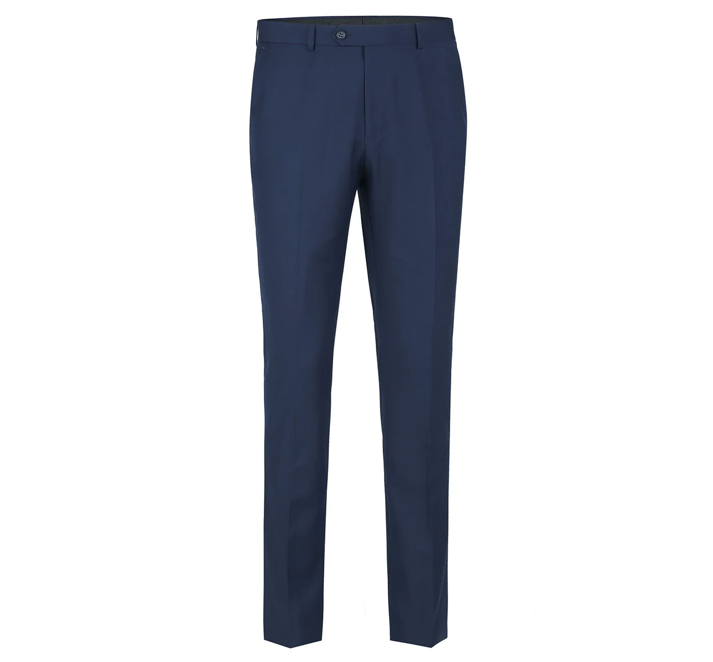 Navy Solid Stretch Suit - Slim Fit