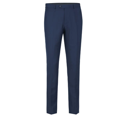 Navy Solid Stretch Suit - Slim Fit